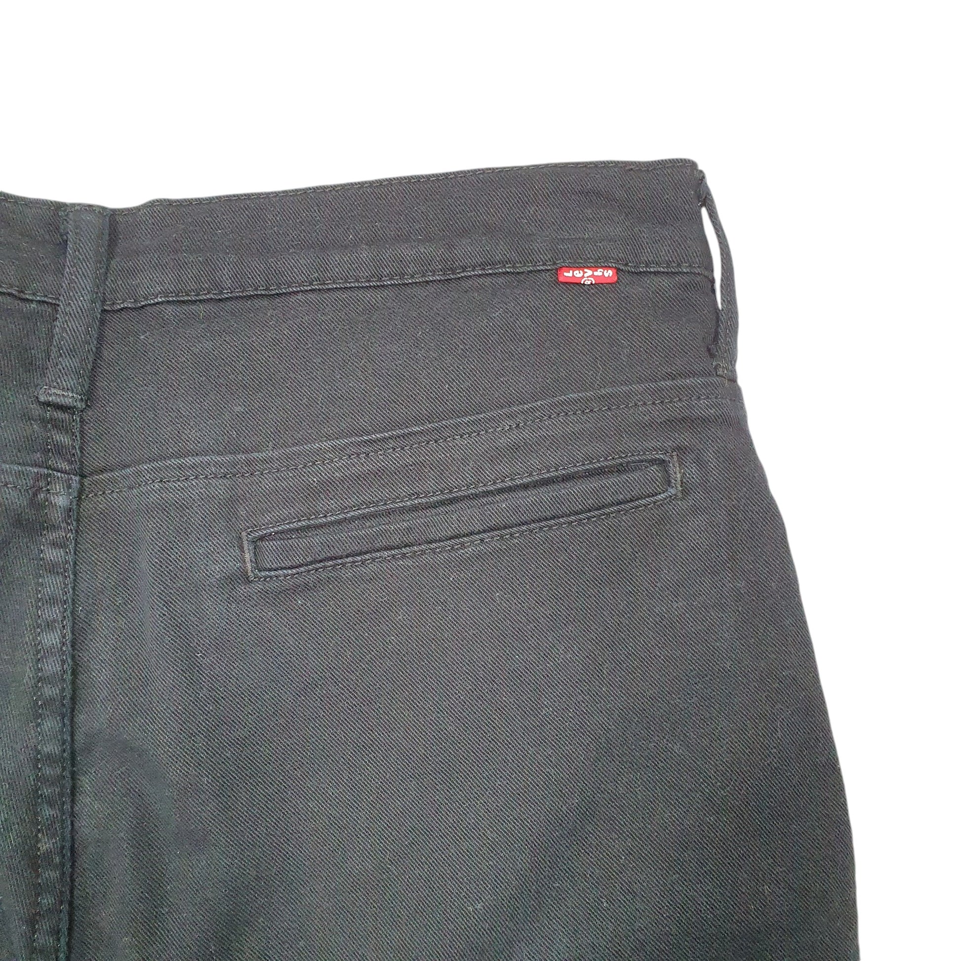 Mens Black Levis Denim Jeans Jorts Denim Shorts
