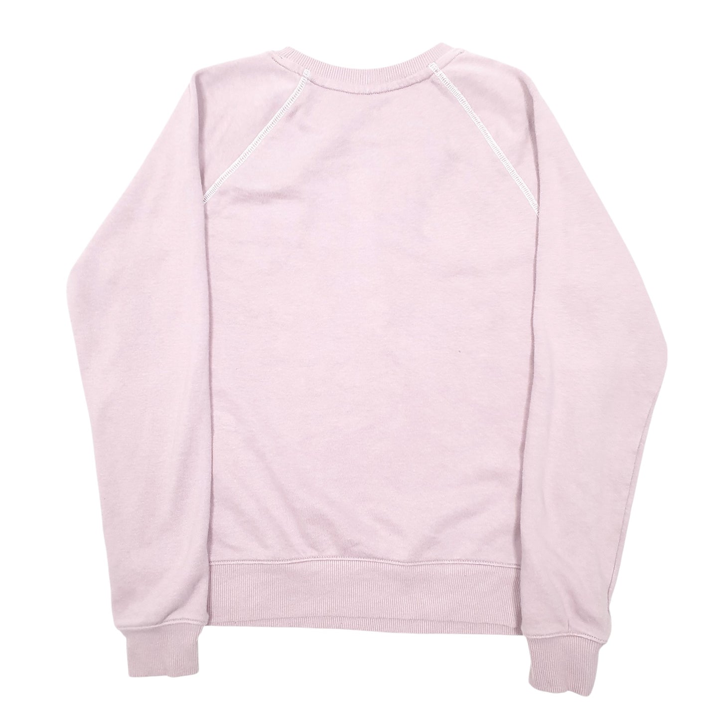 Womens Pink Fila Raglan Crewneck Jumper