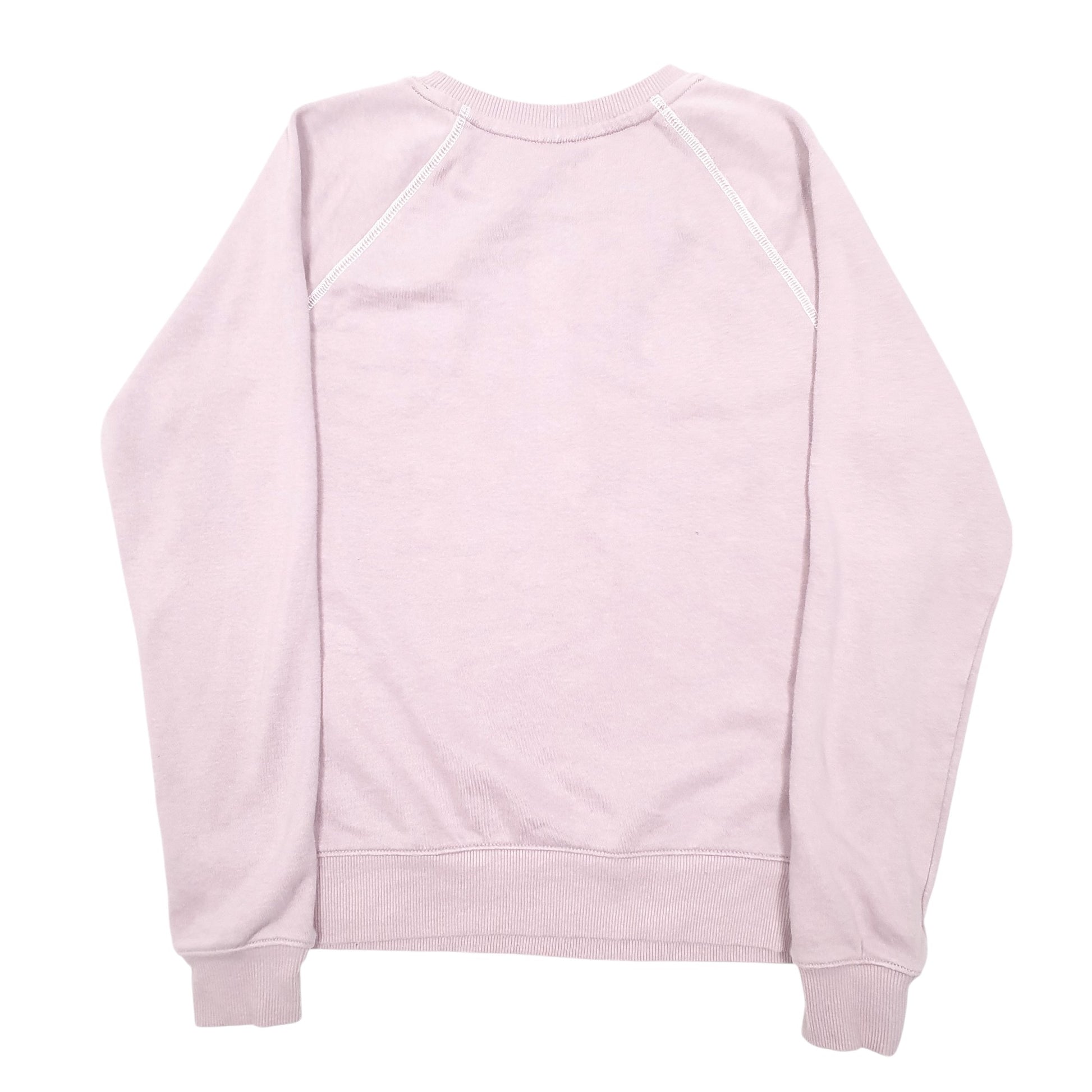 Womens Pink Fila Raglan Crewneck Jumper