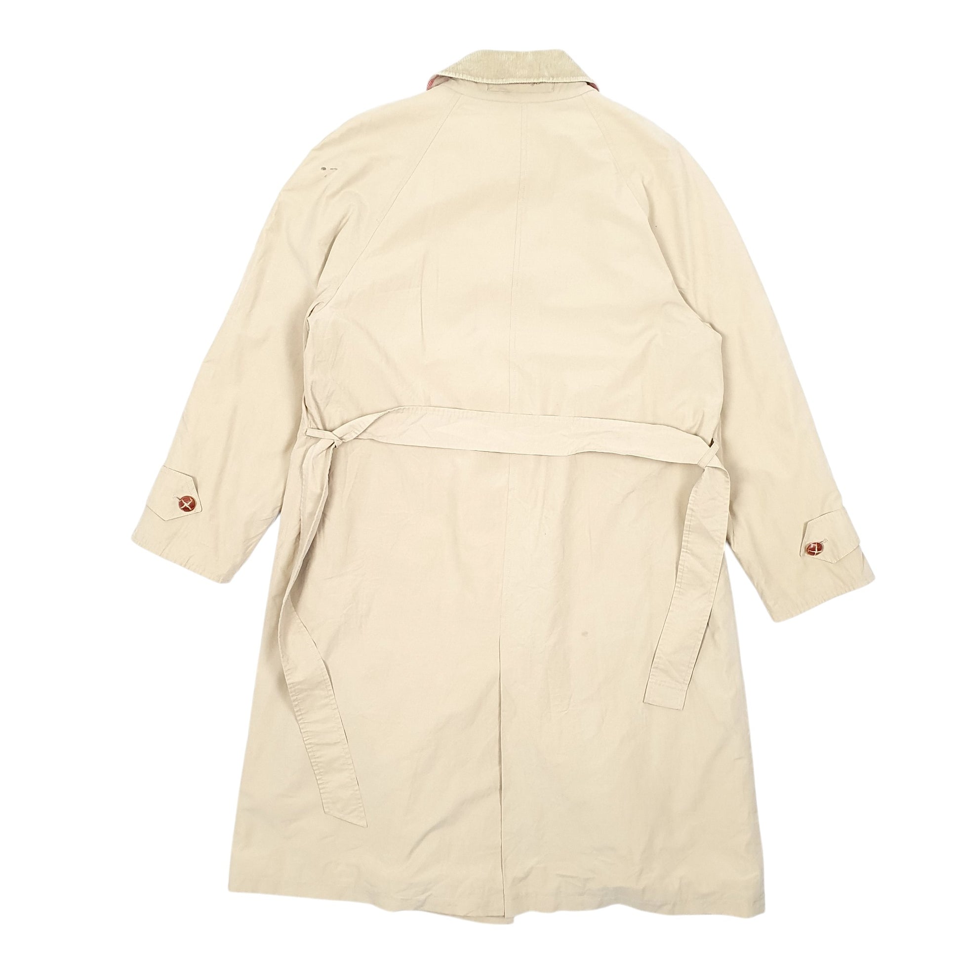 Womens Beige Burberry Mac Rain London Belted  Coat