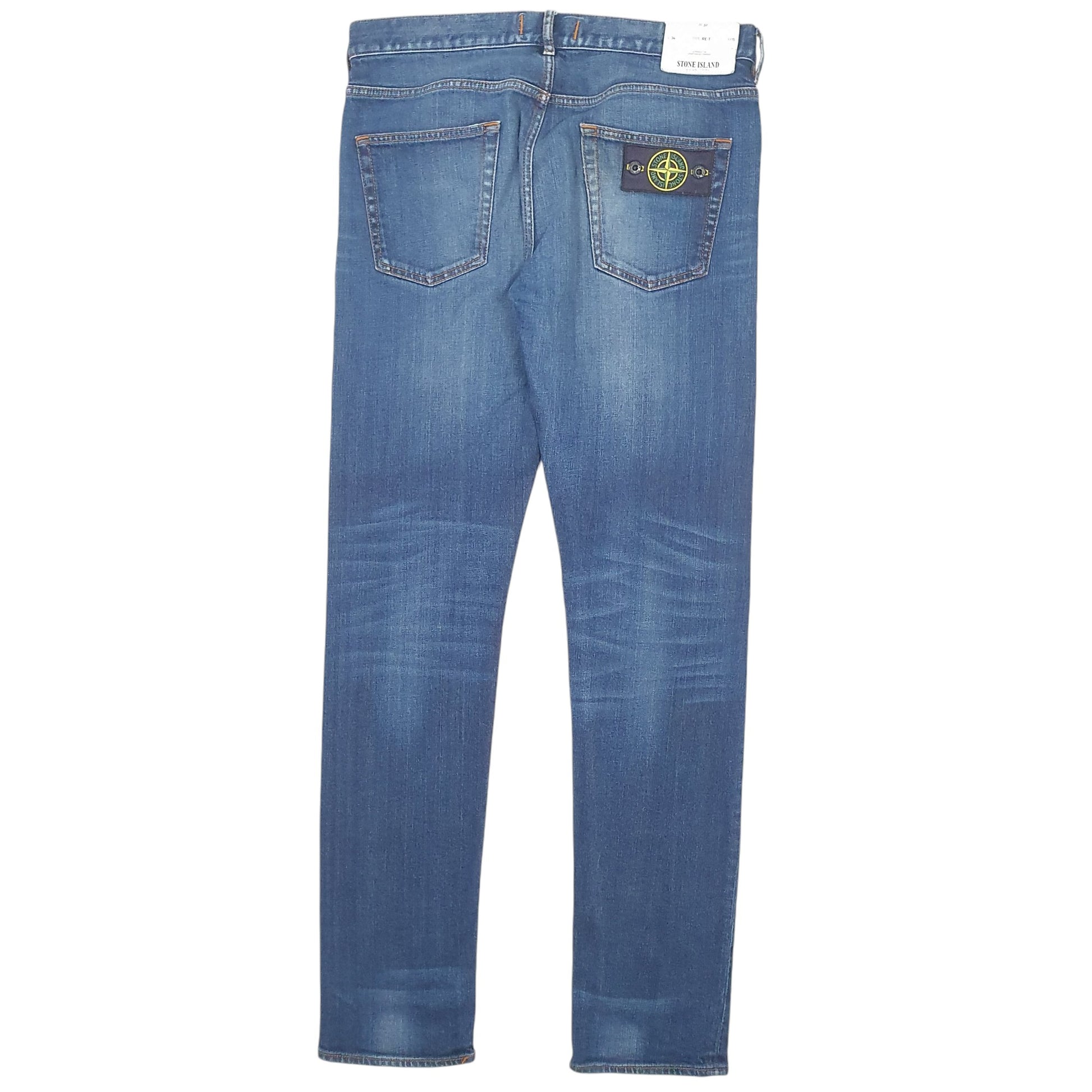 Mens Blue Stone Island  RE-T JeansW32 L34