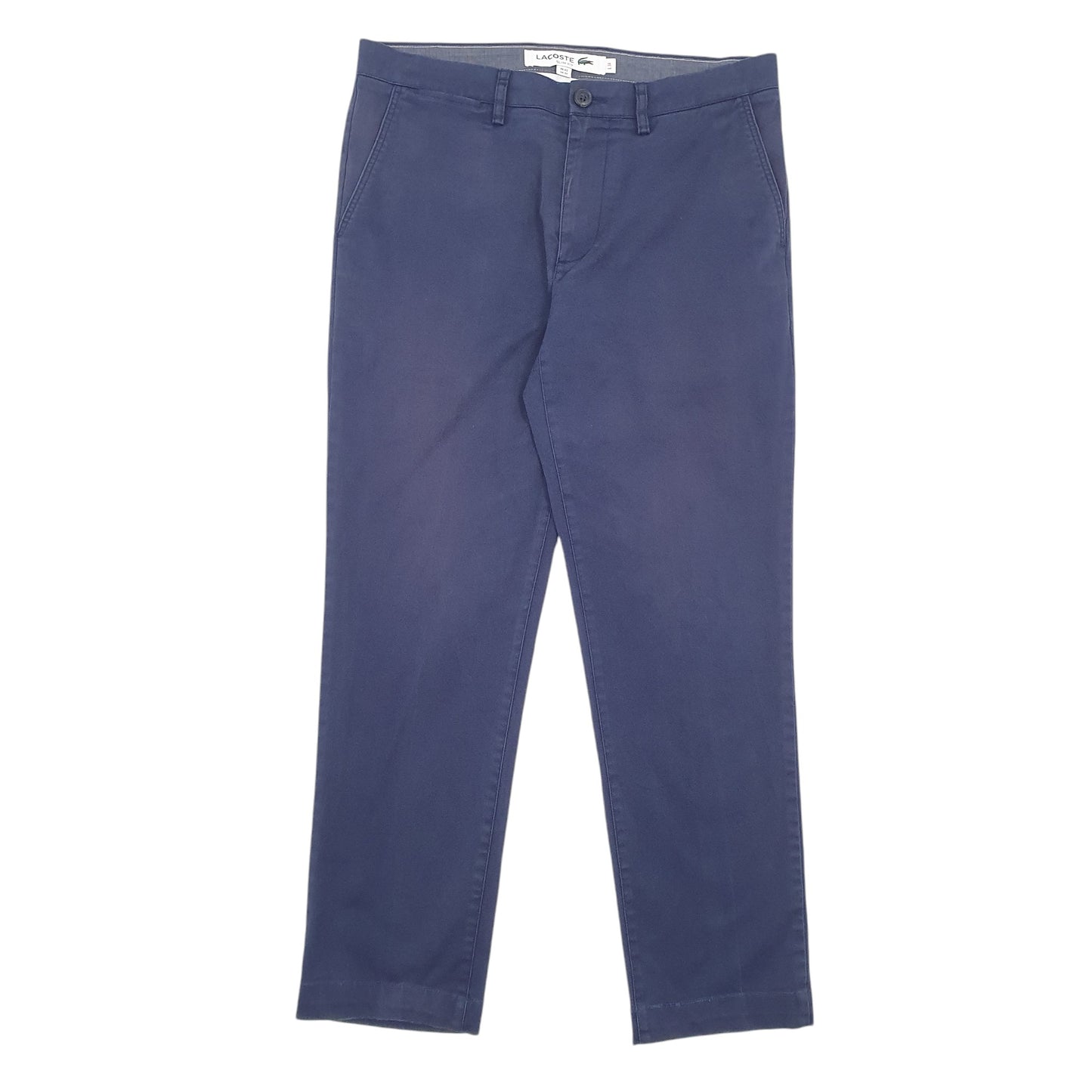 Mens Navy Lacoate  Chino Trousers