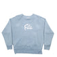 Womens Blue Fila Spellout Crewneck Jumper