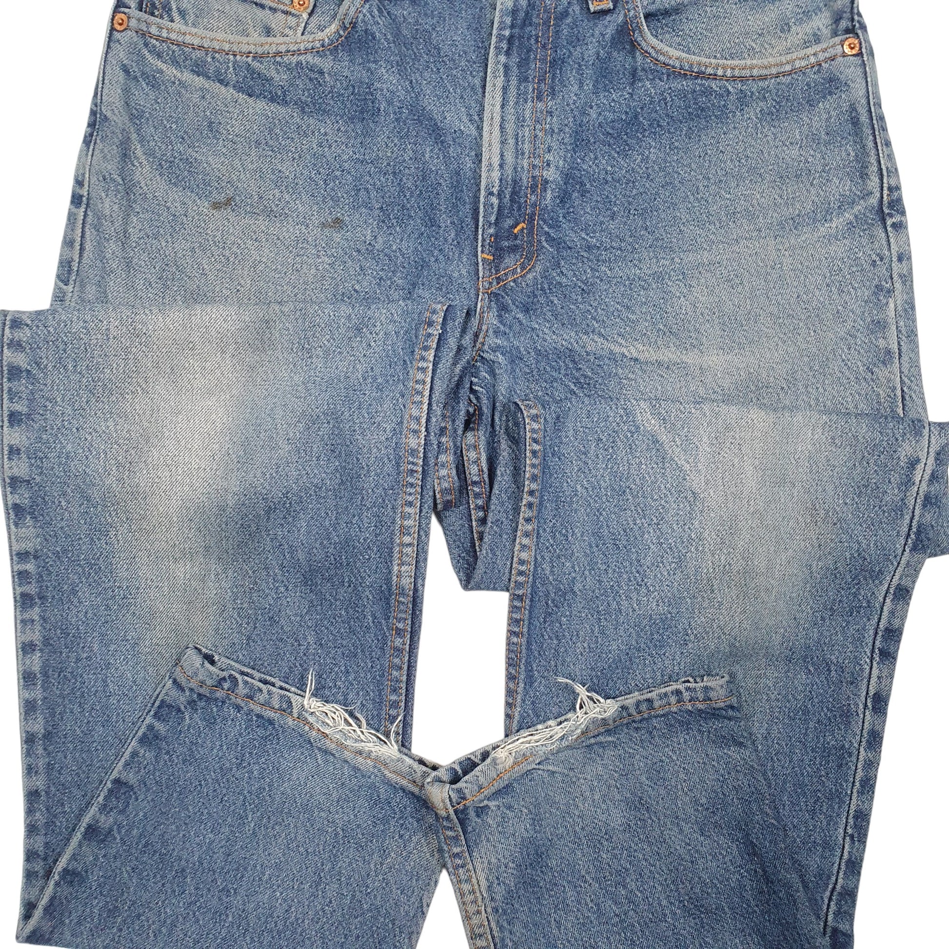 Mens Blue Levis Vintage 2000s Made In USA 550 JeansW32 L32