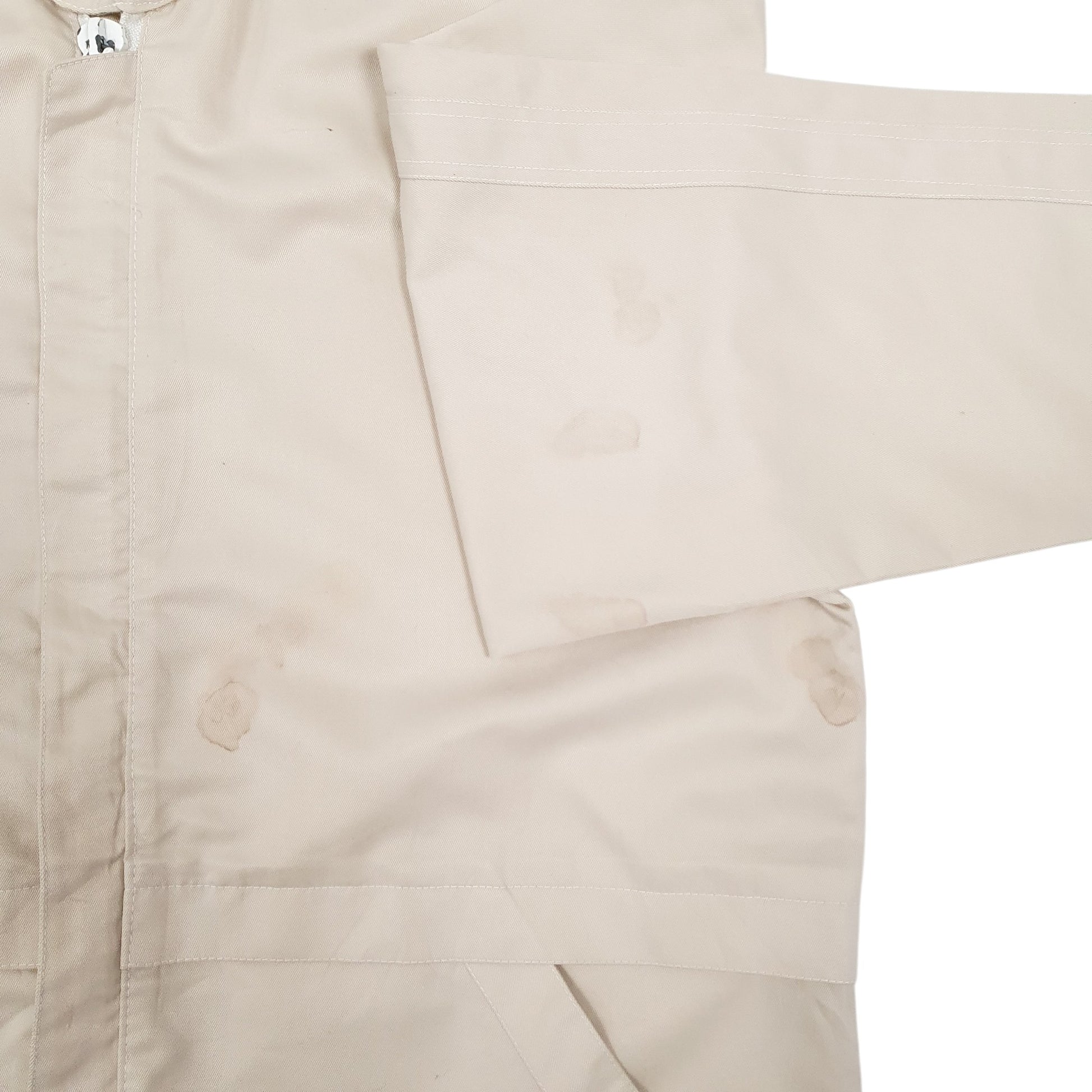 Mens Beige Unbranded  Full Zip Coat