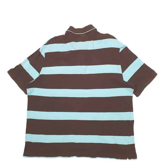 Mens Brown Lacoste  Short Sleeve Polo Shirt