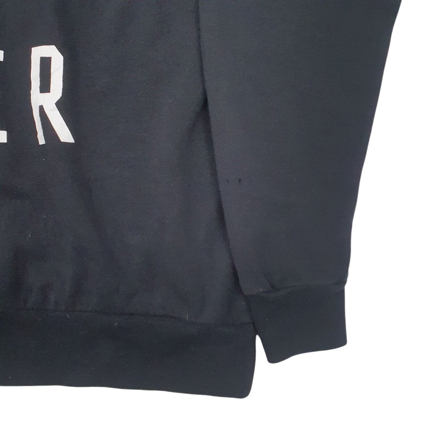 Mens Black Hollister Spellout Crewneck Jumper