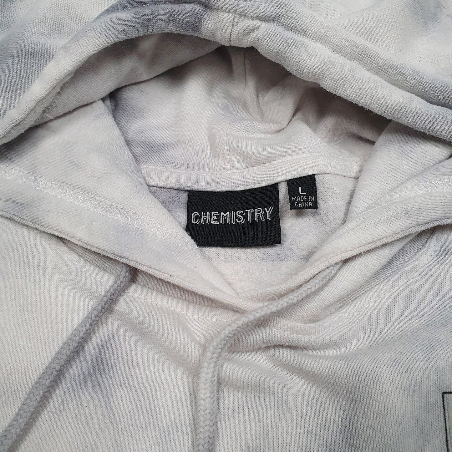 Mens Grey Chemistry Rapper Tupac Shakur Tie Dye Poetic Justice Hoodie Jumper