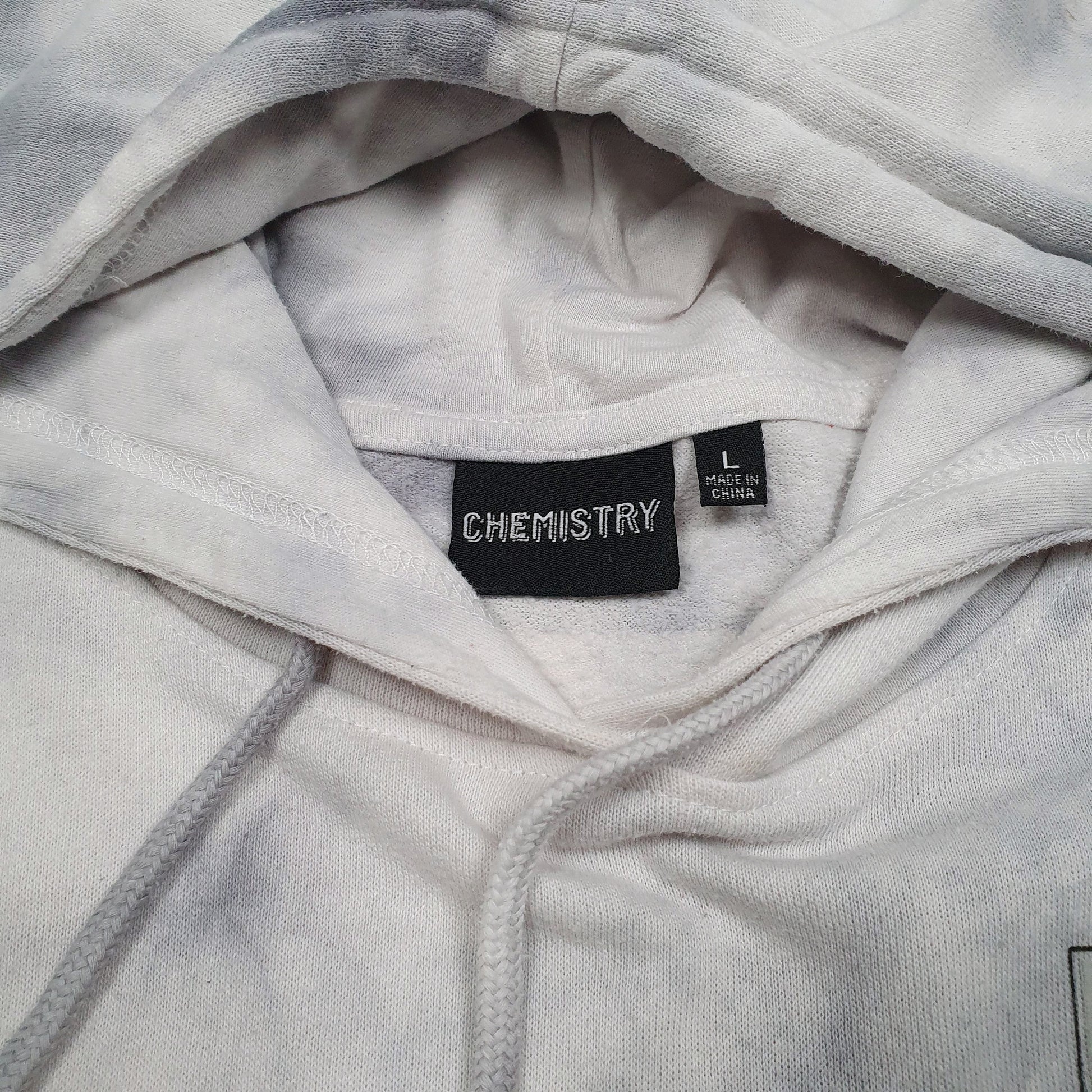 Mens Grey Chemistry Rapper Tupac Shakur Tie Dye Poetic Justice Hoodie Jumper