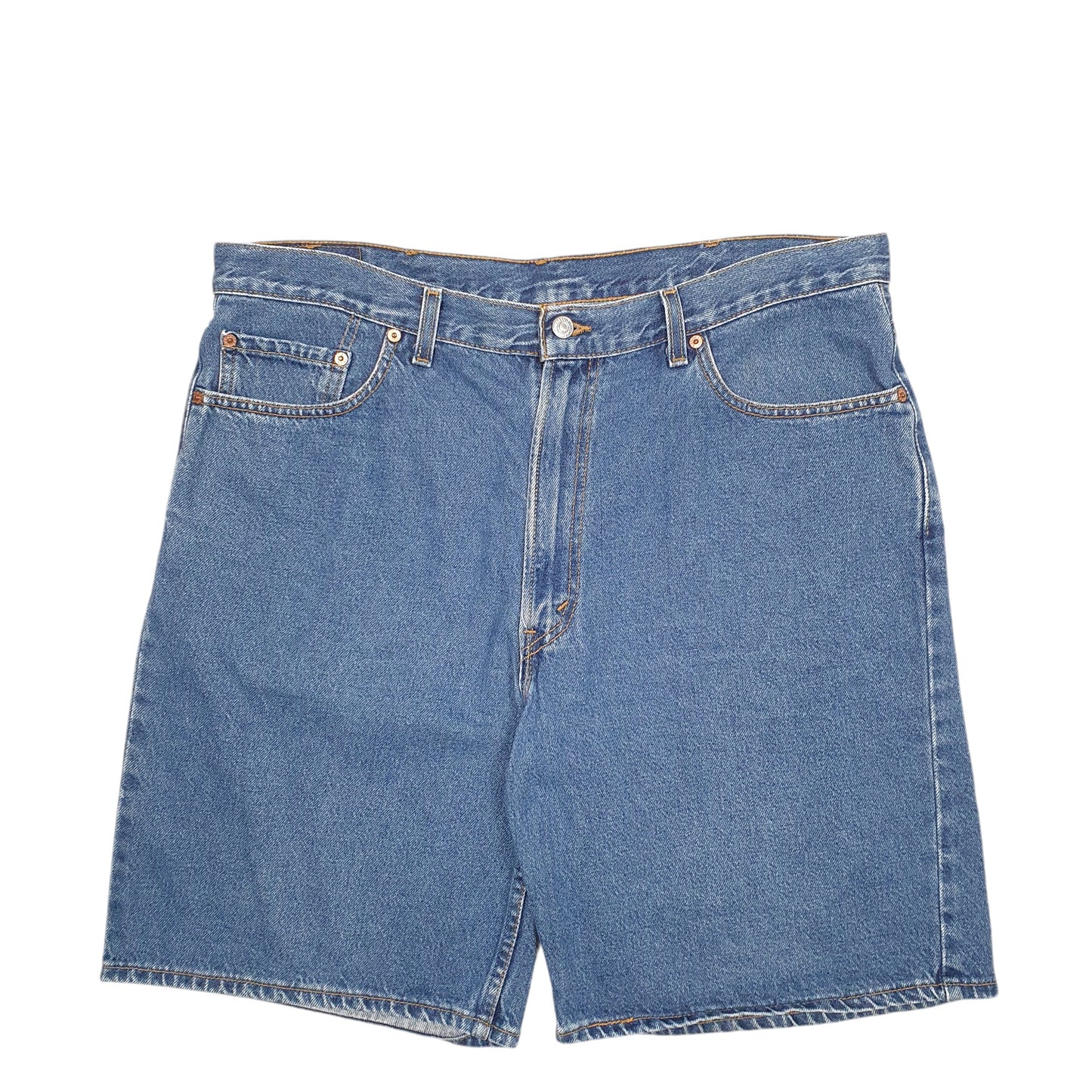 Mens Blue Levis Denim Jeans Jorts 550 Denim Shorts