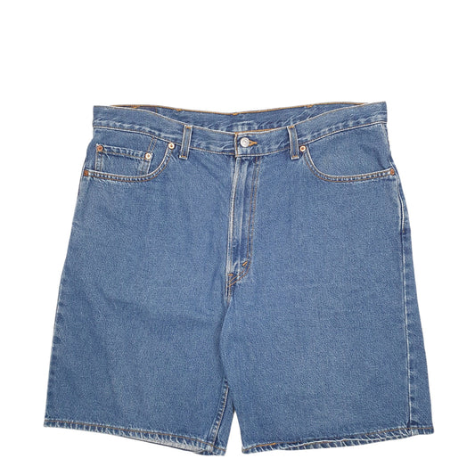 Mens Blue Levis Denim Jeans Jorts 550 Denim Shorts