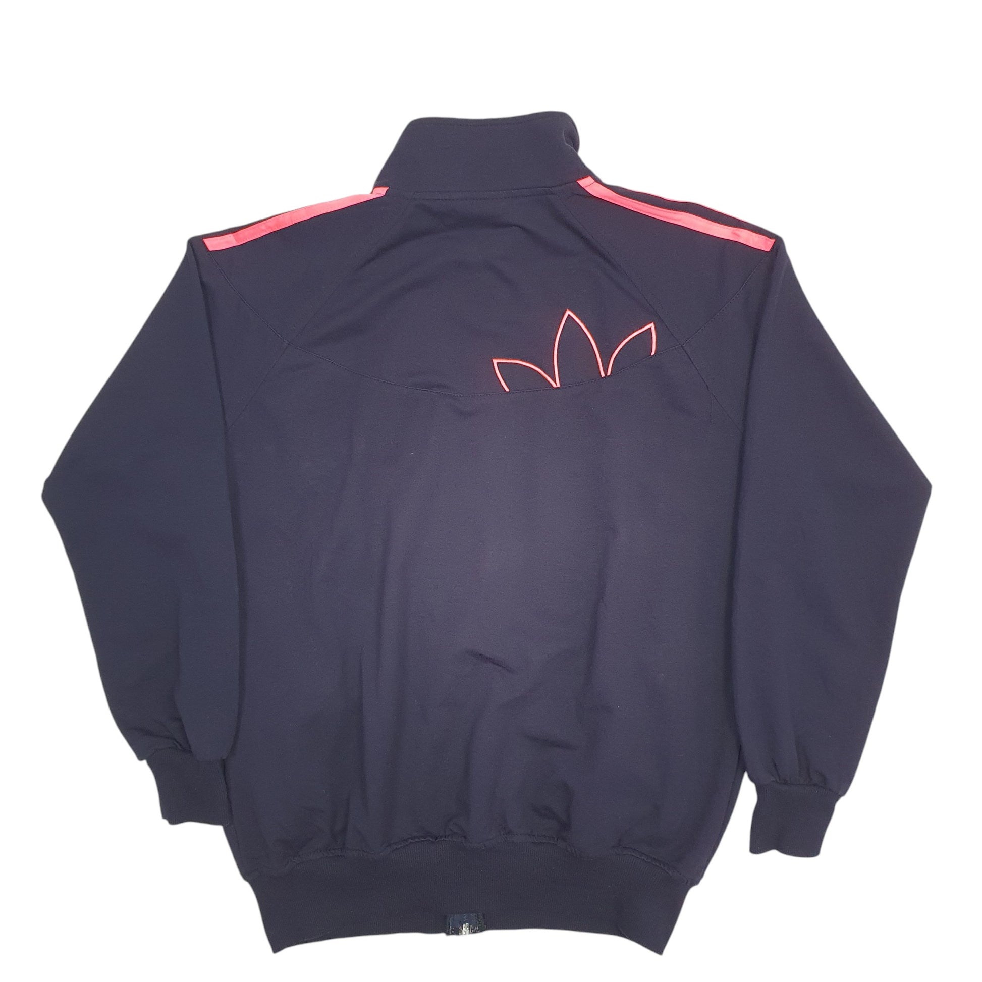 Womens Black Adidas Track Top Tracksuit Full Zip Jumper