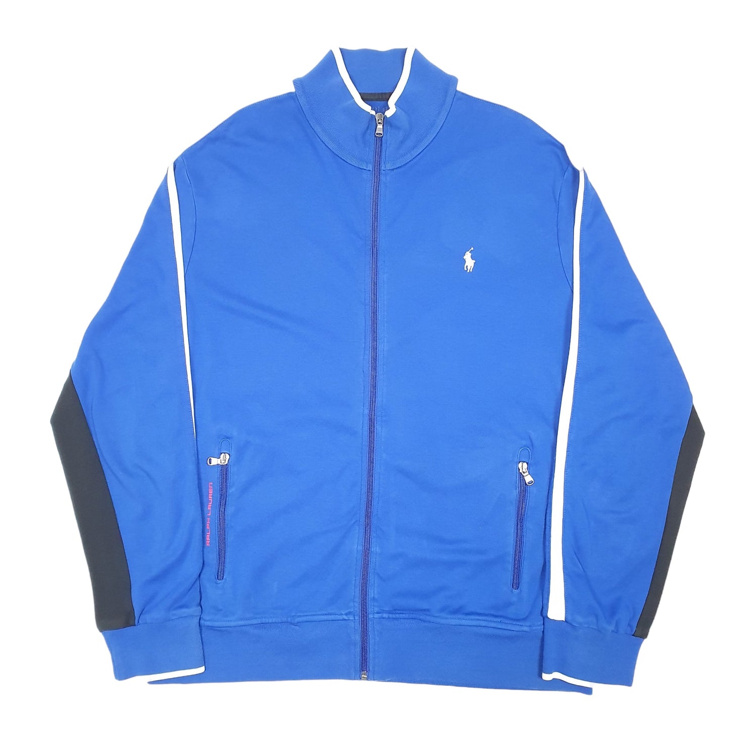 Mens Blue Polo Ralph Lauren Track Top Full Zip Jumper