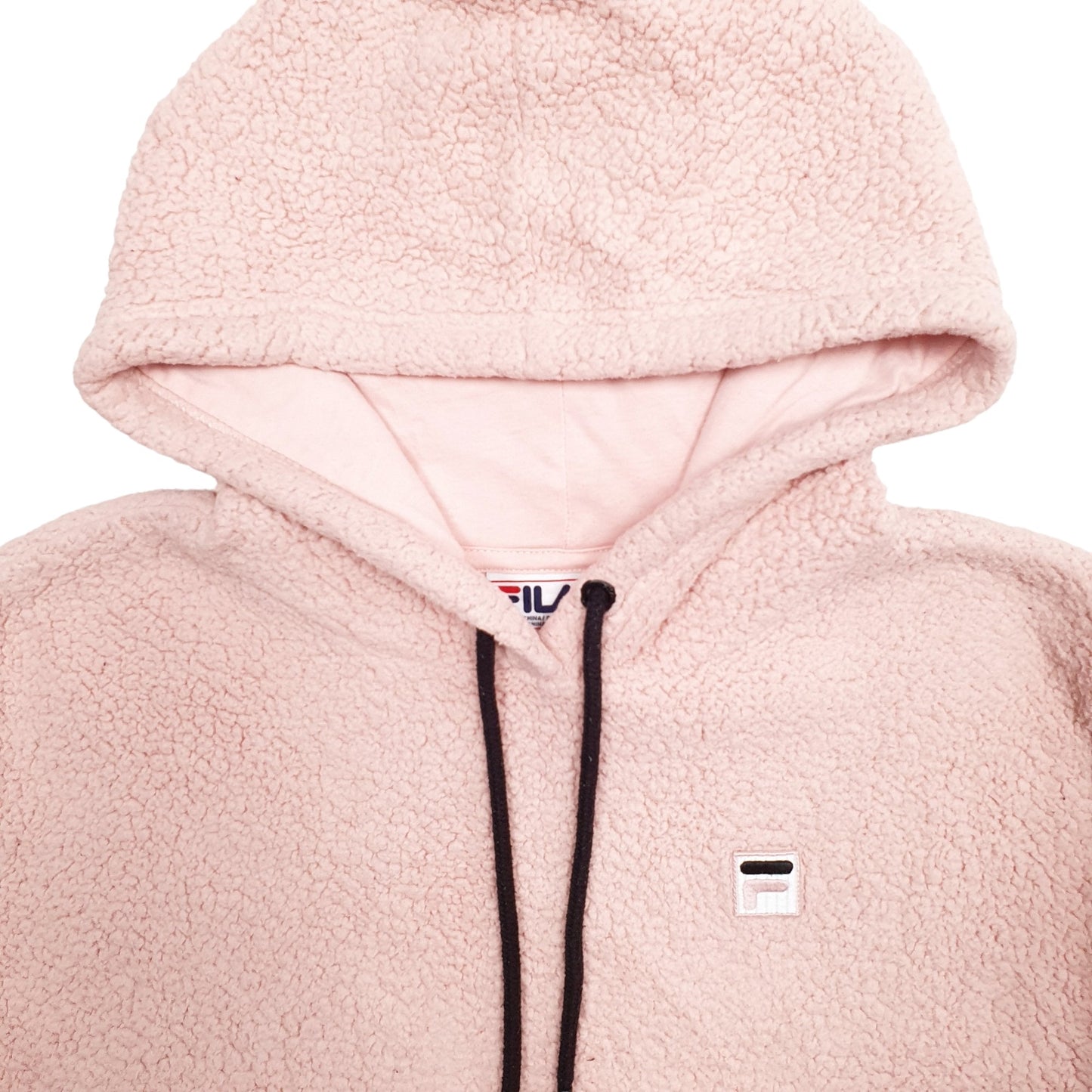 Womens Pink Fila  Hoodie Jumper