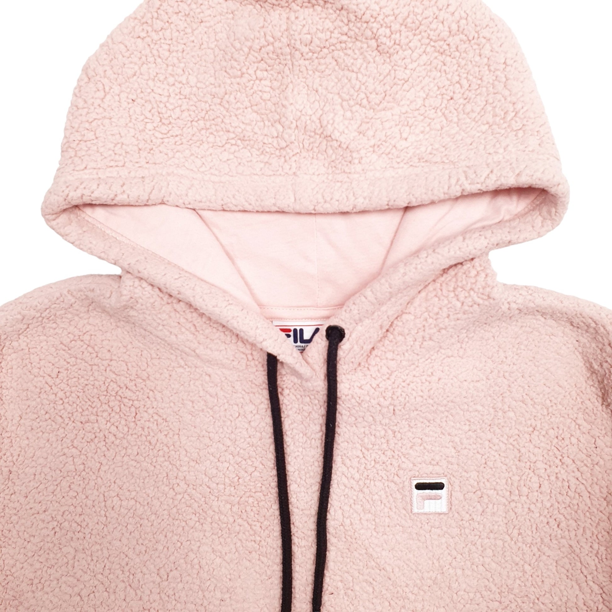 Womens Pink Fila  Hoodie Jumper