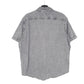 Mens Grey Levis Denim Standard Short Sleeve Shirt