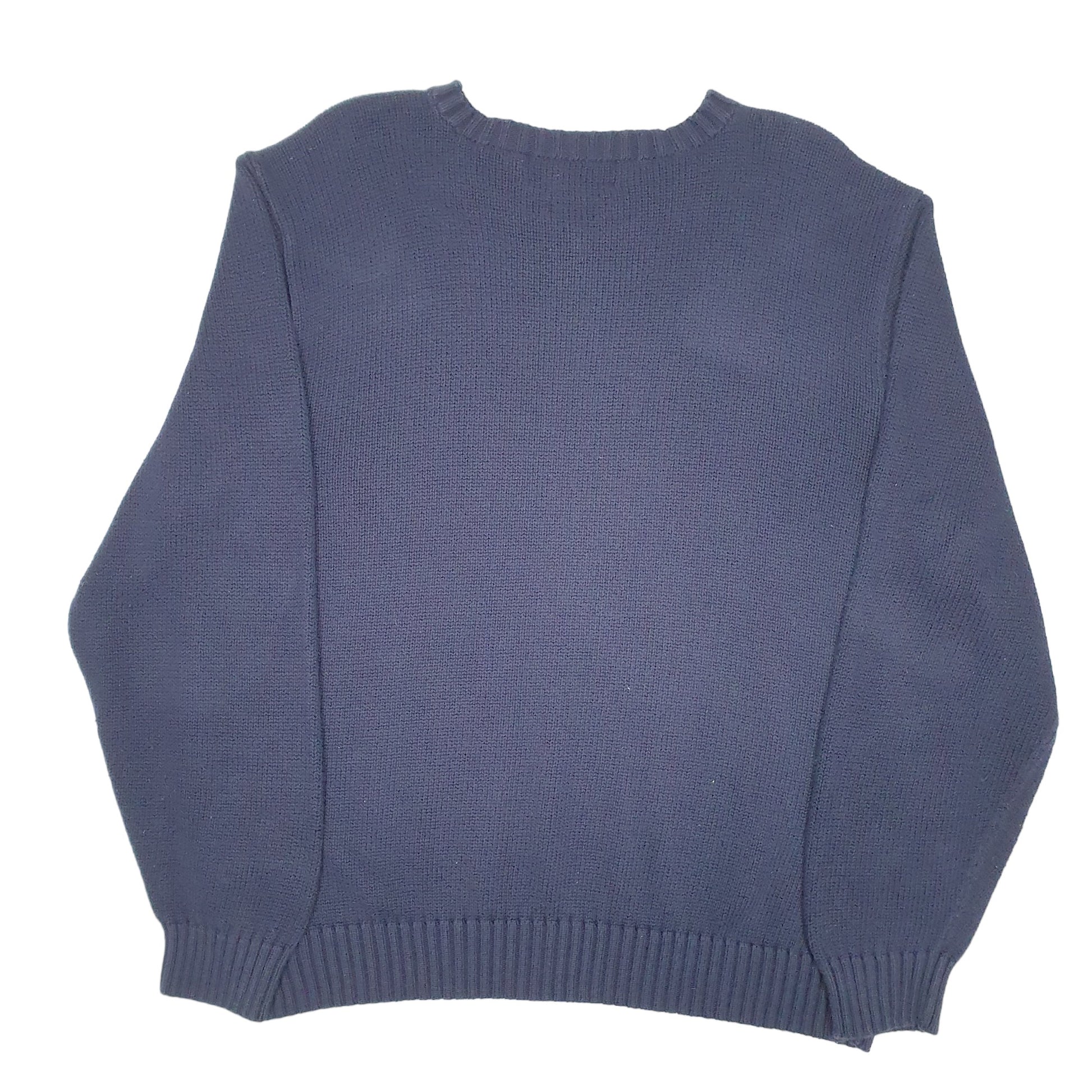 Mens Navy Polo Ralph Lauren Knit V Neck Jumper