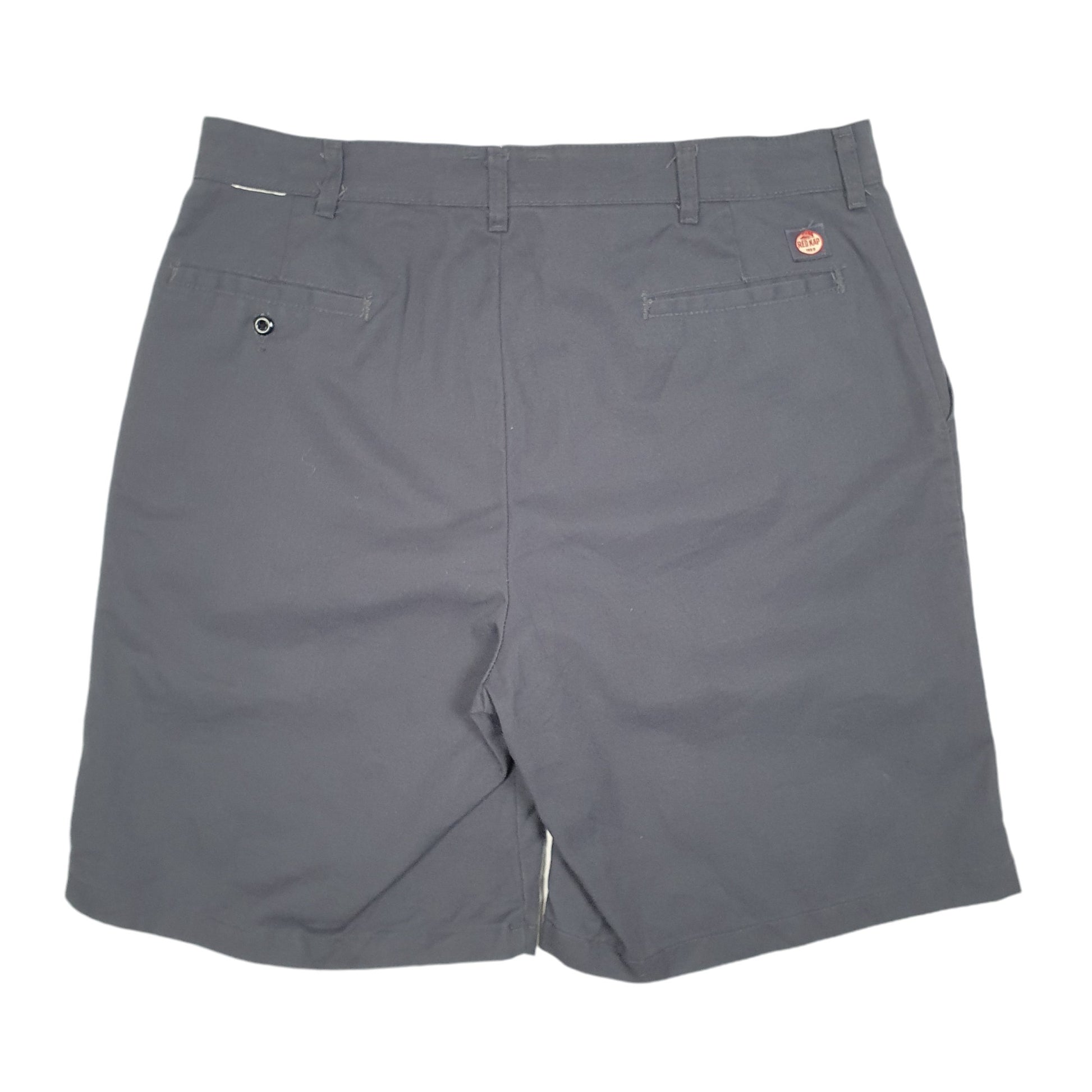 Mens Grey Red Kap Workwear USA Chino Shorts