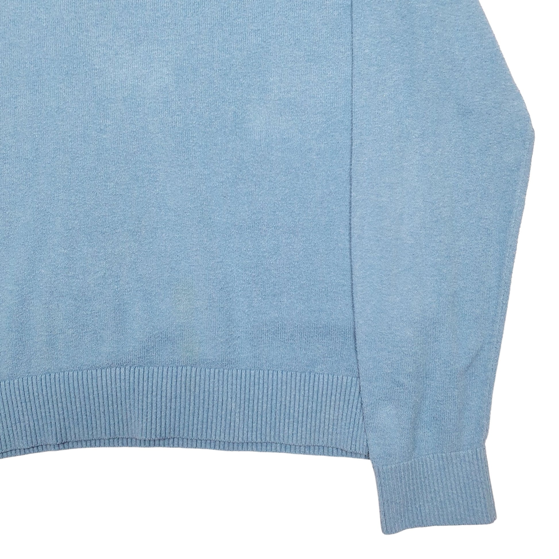 Mens Blue Tommy Hilfiger Knit Crewneck Jumper