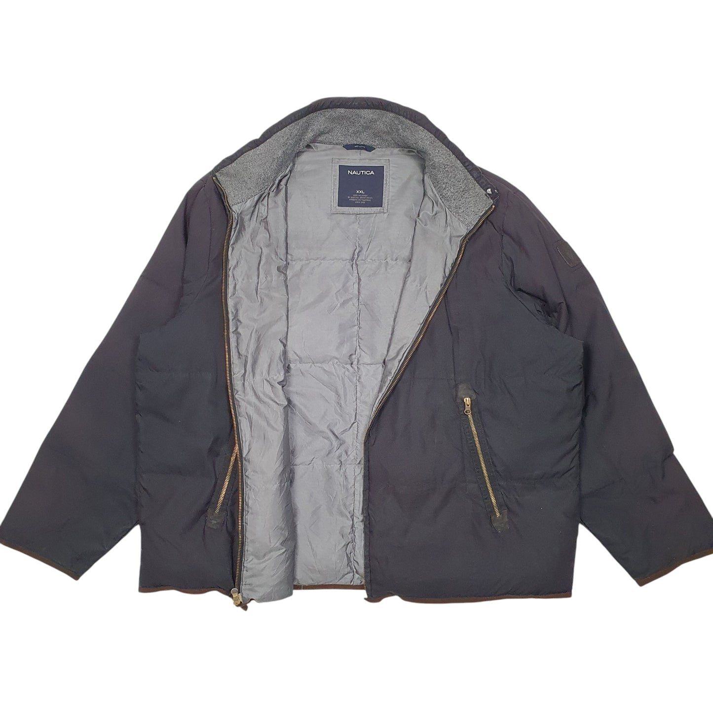 Mens Black Nautica   Coat