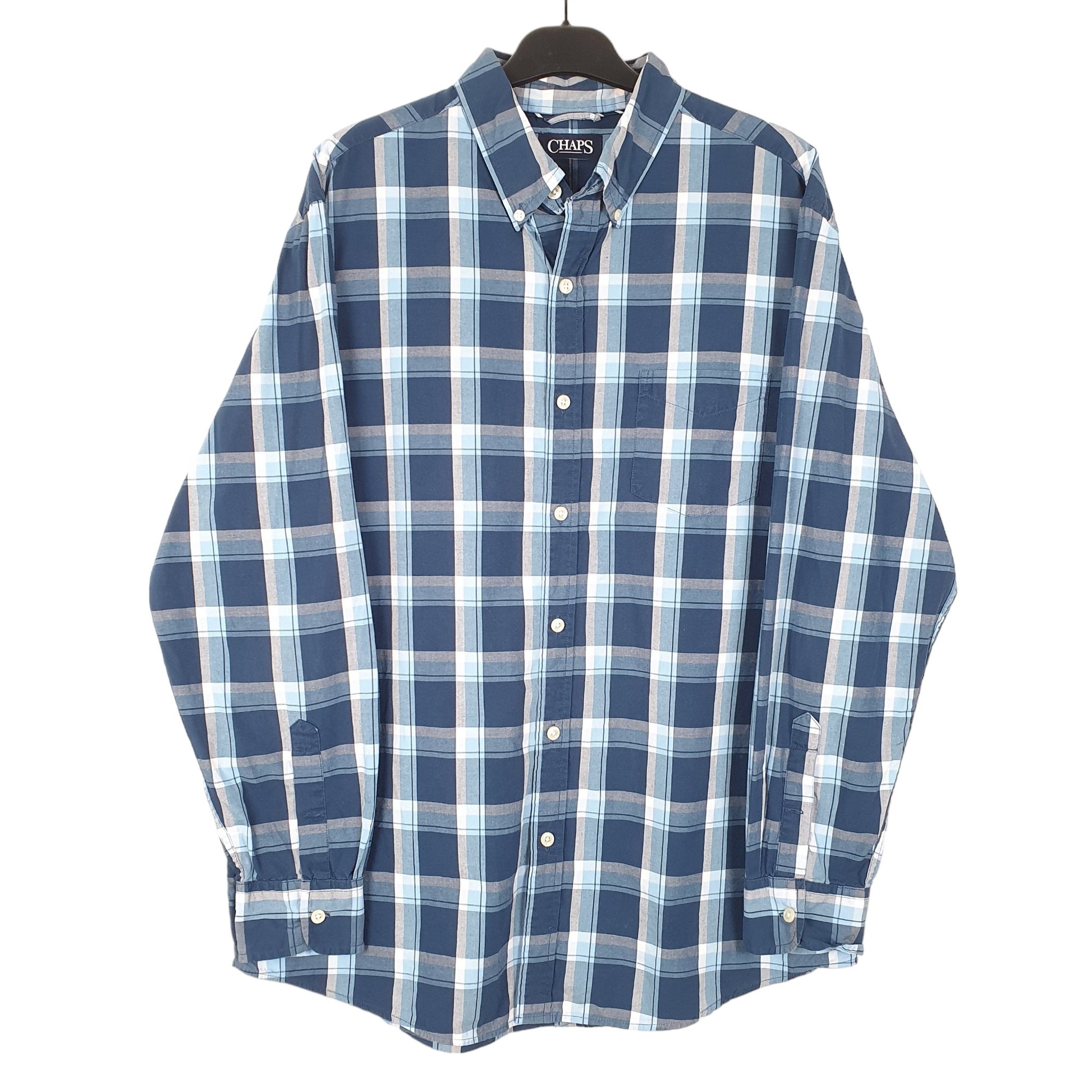 Mens Navy Chaps  Long Sleeve Shirt