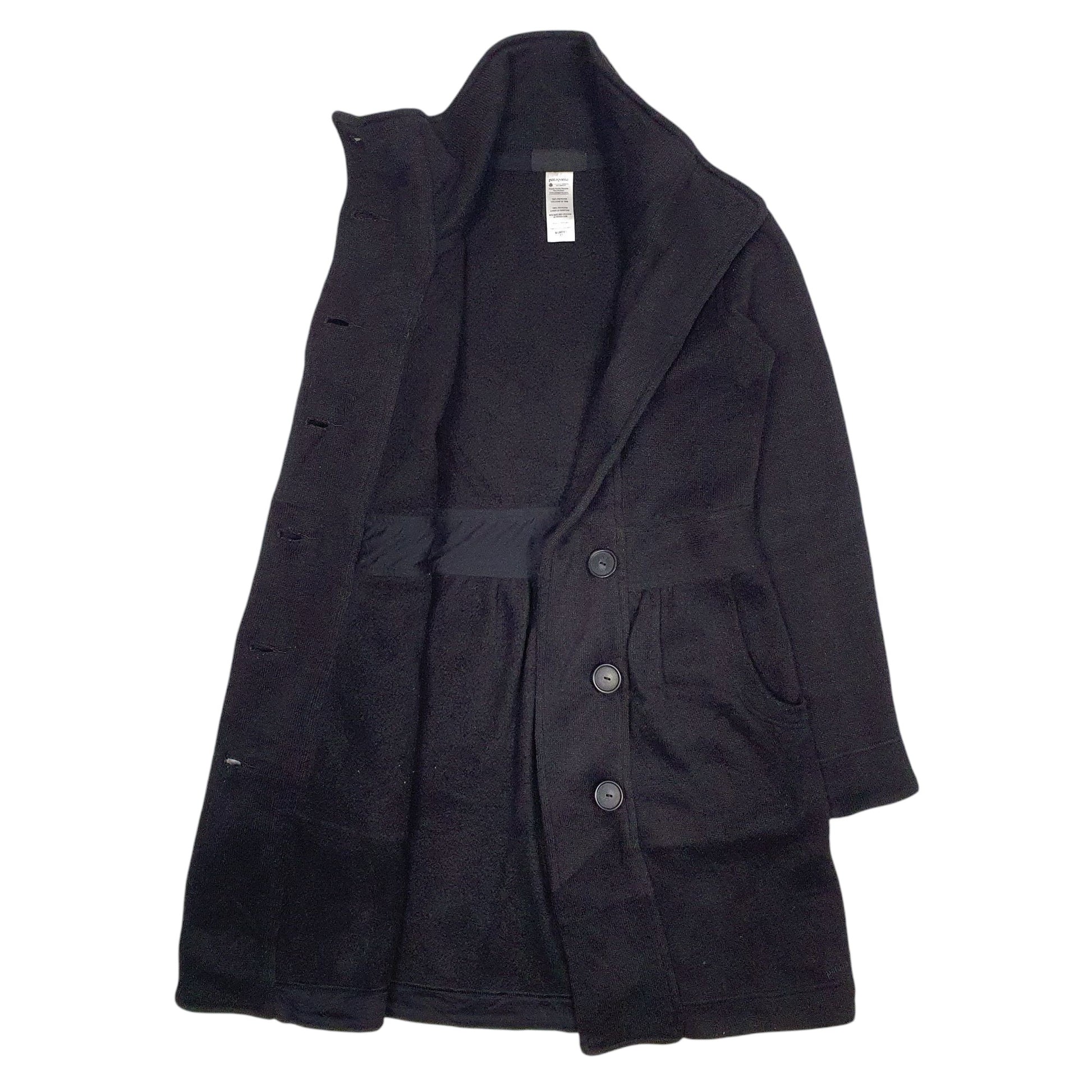 Womens Black Patagonia Better Sweater Hoodie Coat