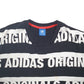 Womens Black Adidas Spellout Crewneck Jumper