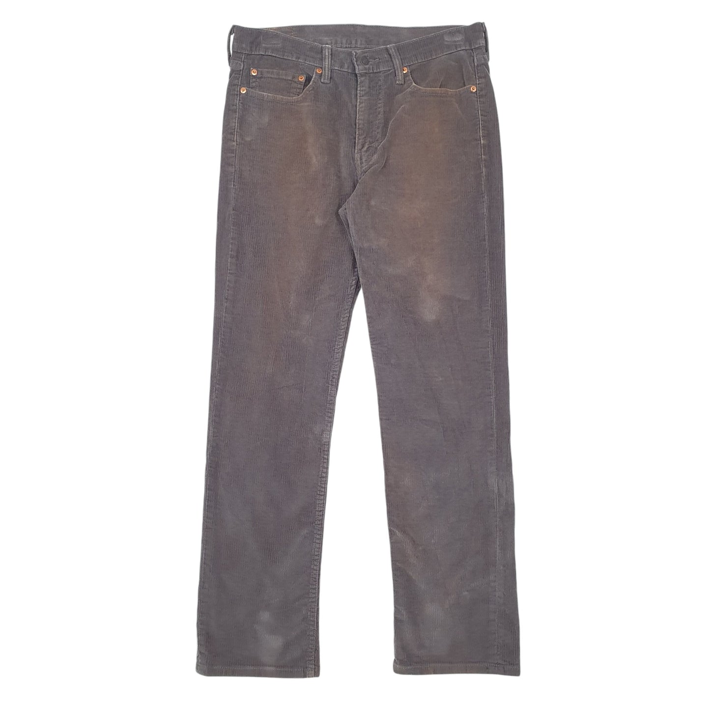 Mens Grey Levis  Corduroy Trousers