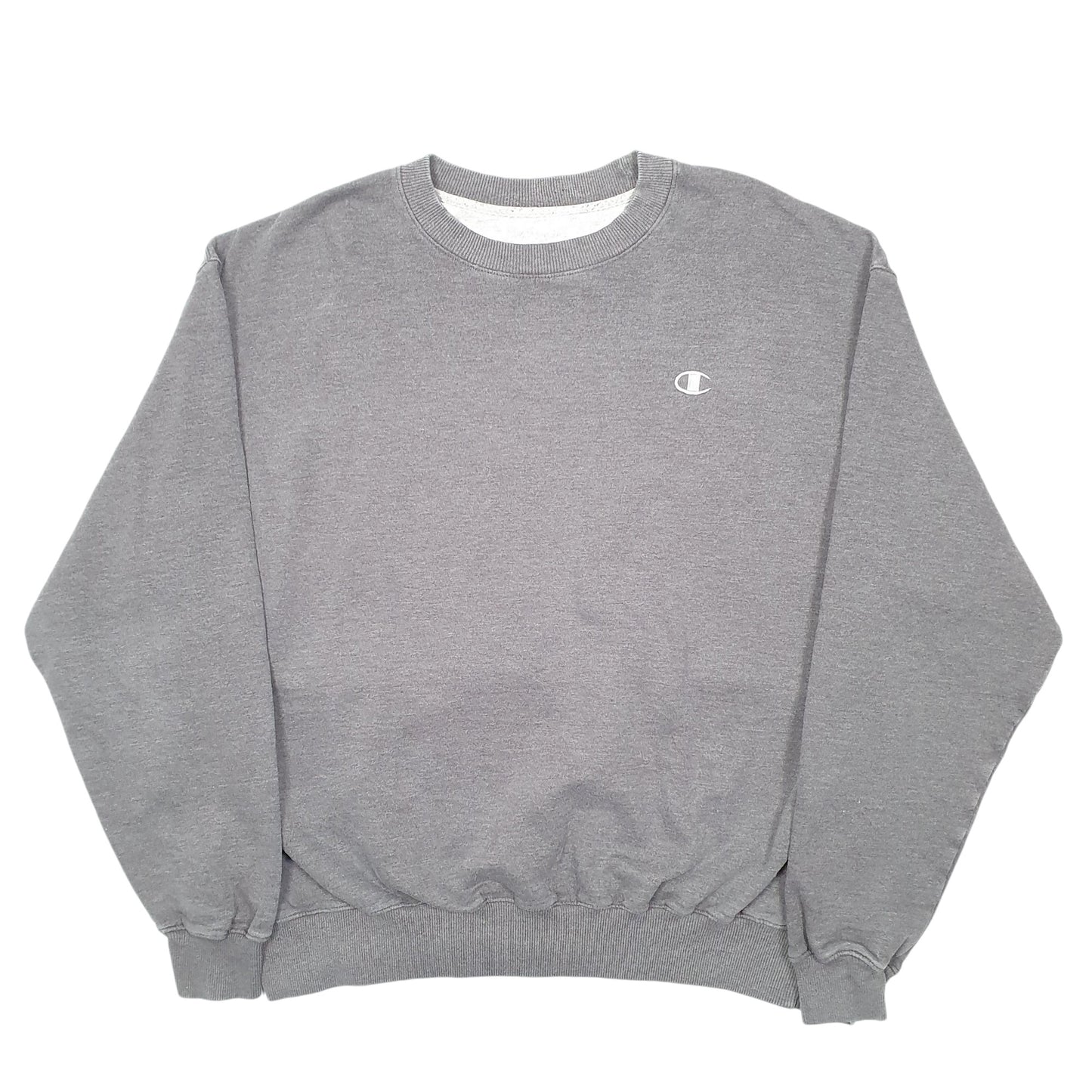 Mens Grey Champion  Crewneck Jumper