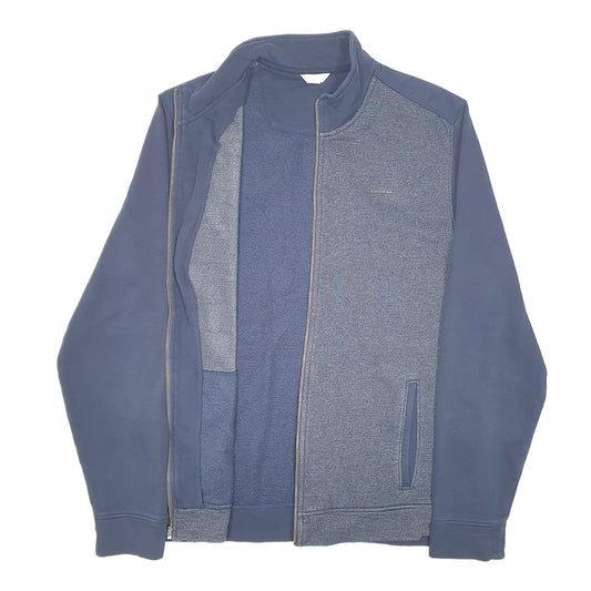 Mens Navy Calvin Klein  Full Zip Jumper