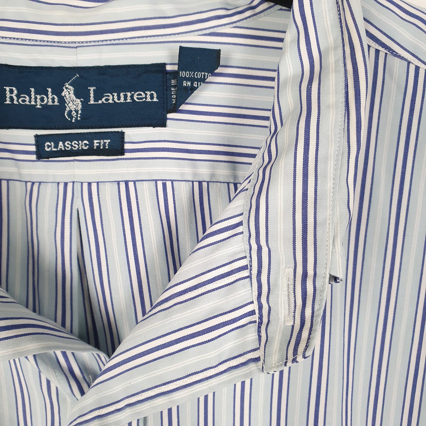 Mens Blue Ralph Lauren  Long Sleeve Shirt