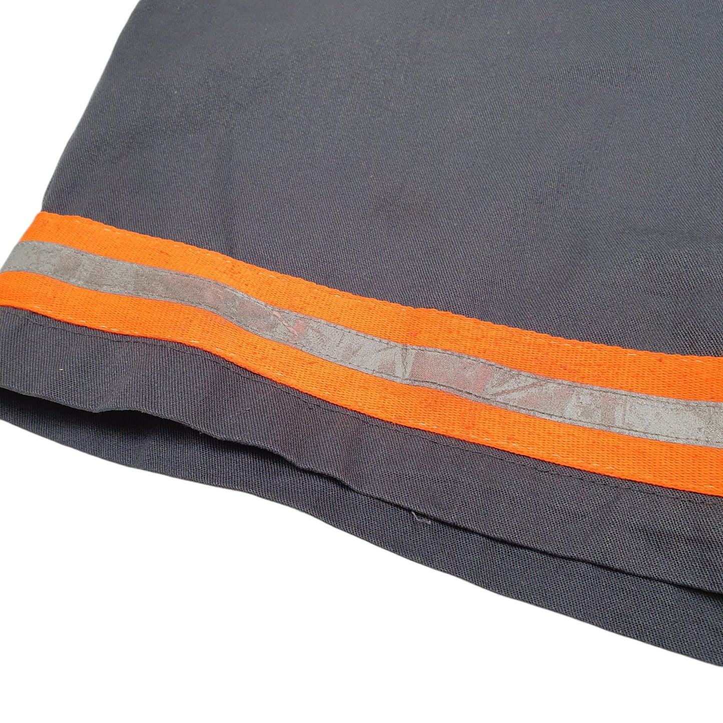 Mens Grey Red Kap Workwear USA High Vis Chino Shorts