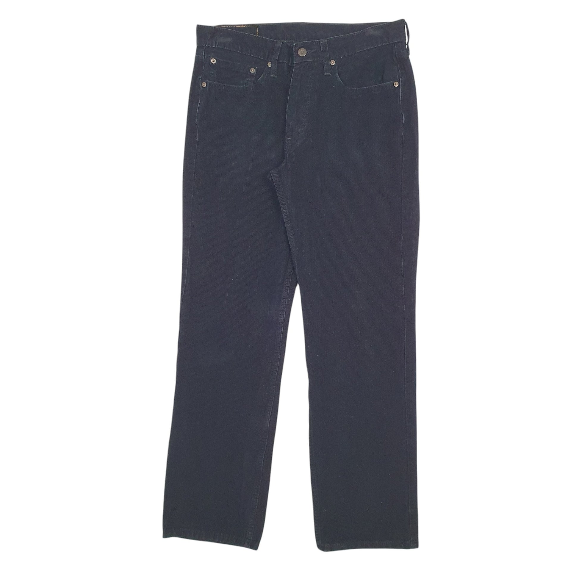 Mens Black Levis 514 Corduroy Trousers