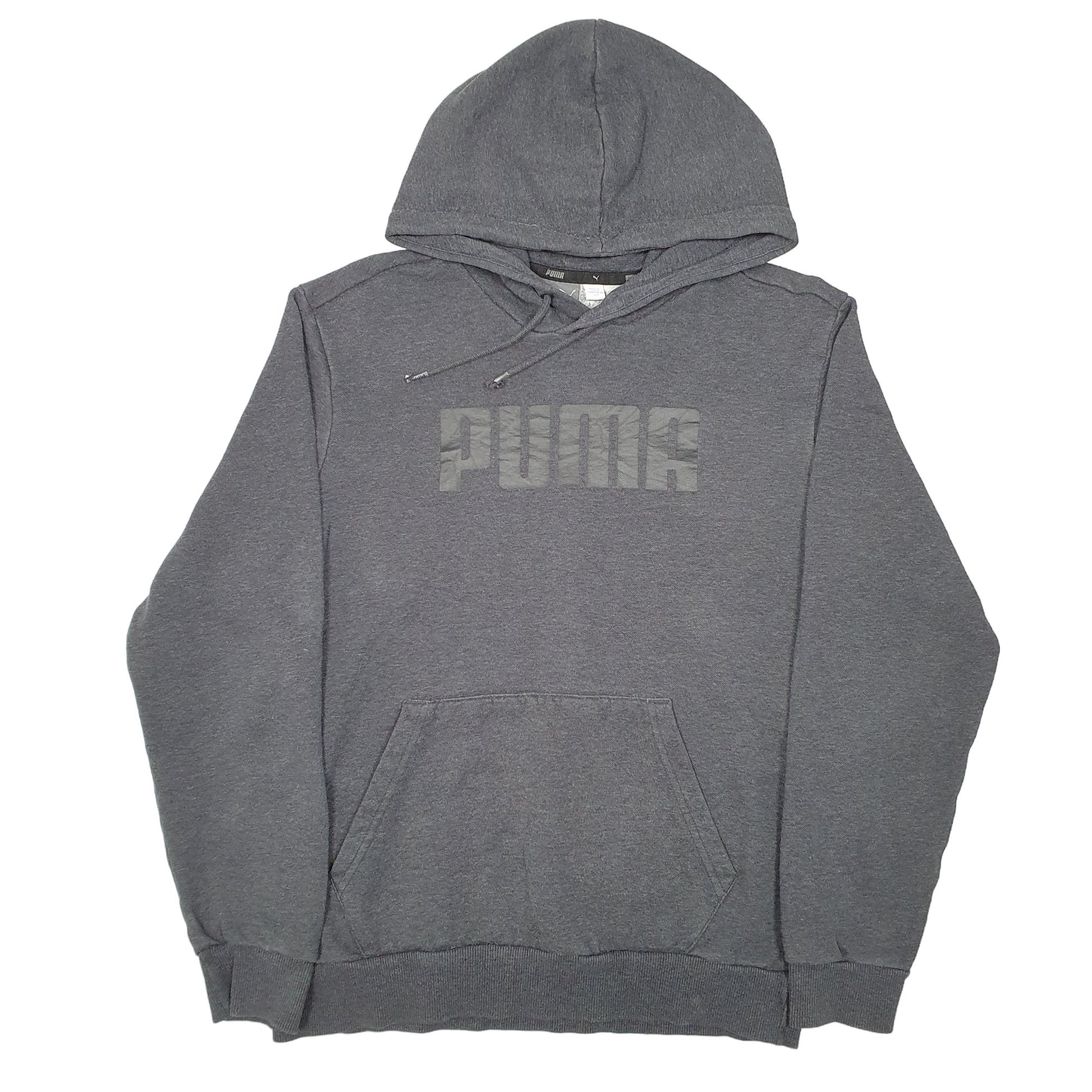 Mens Grey Puma  Hoodie Jumper
