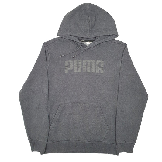 Mens Grey Puma  Hoodie Jumper