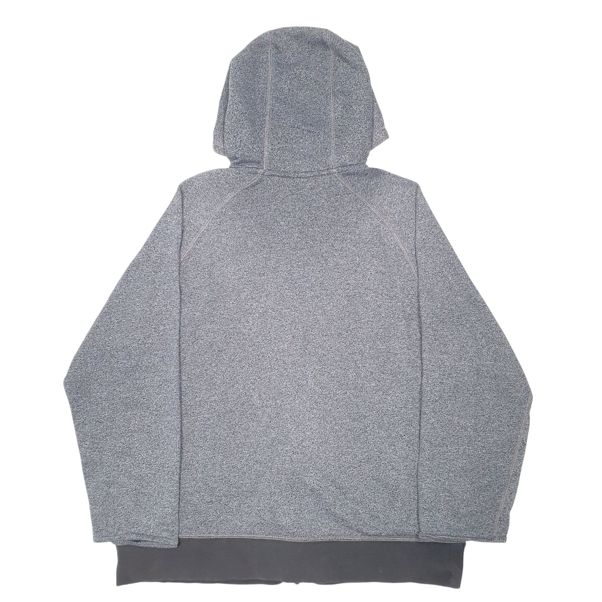 Mens Grey Nike Hoodie Full Zip Jumper