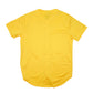 Mens Yellow Forever 21 Baseball Jersey Short Sleeve T Shirt