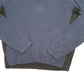 Mens Navy Calvin Klein Knit Rib V Neck Jumper
