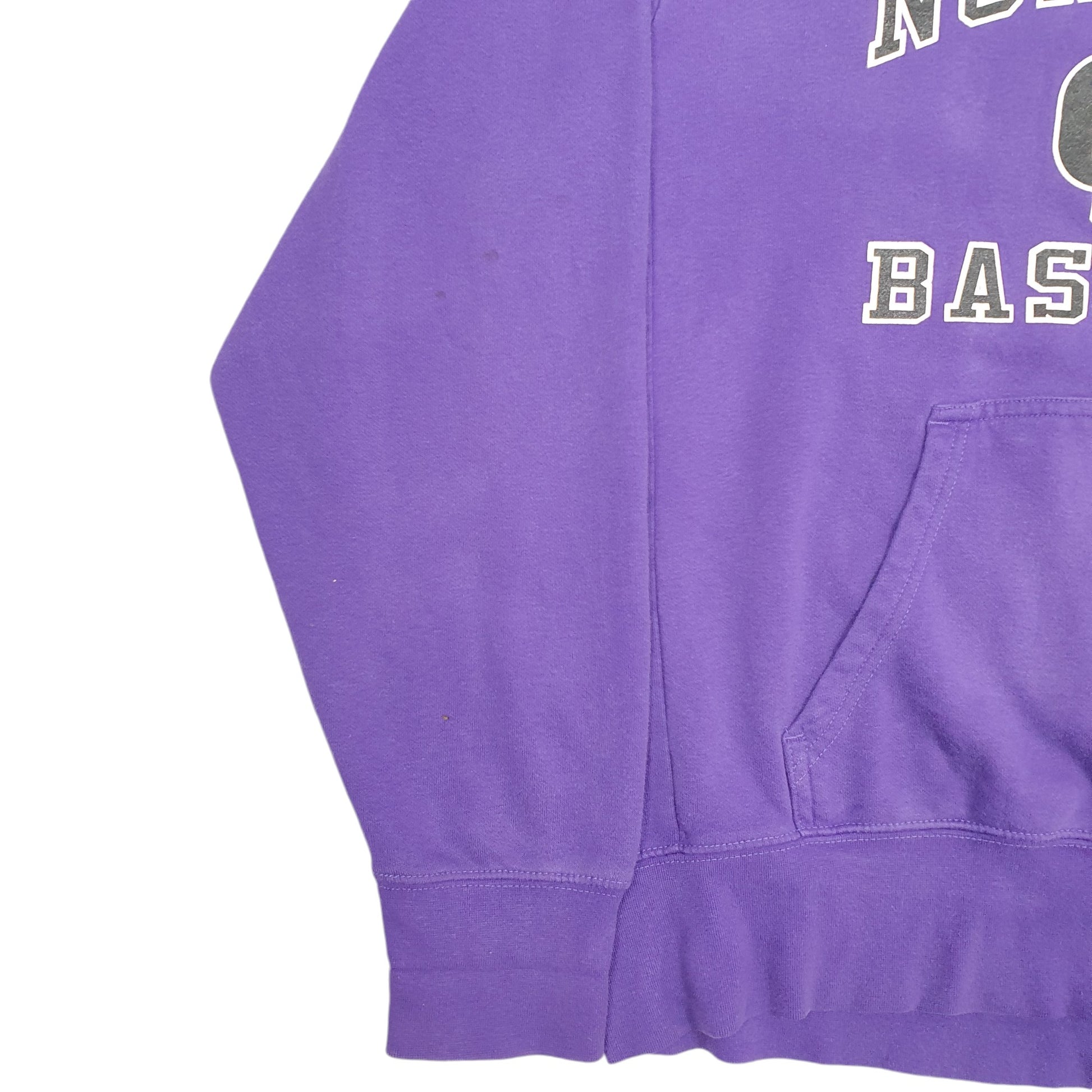 Mens Purple Nike Northern Baseball Hoodie Jumper