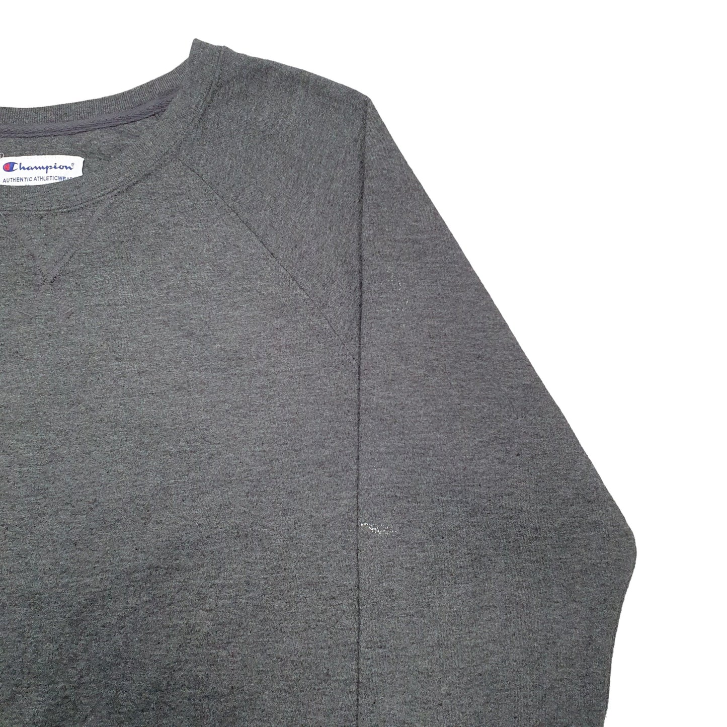Mens Grey Champion  Crewneck Jumper