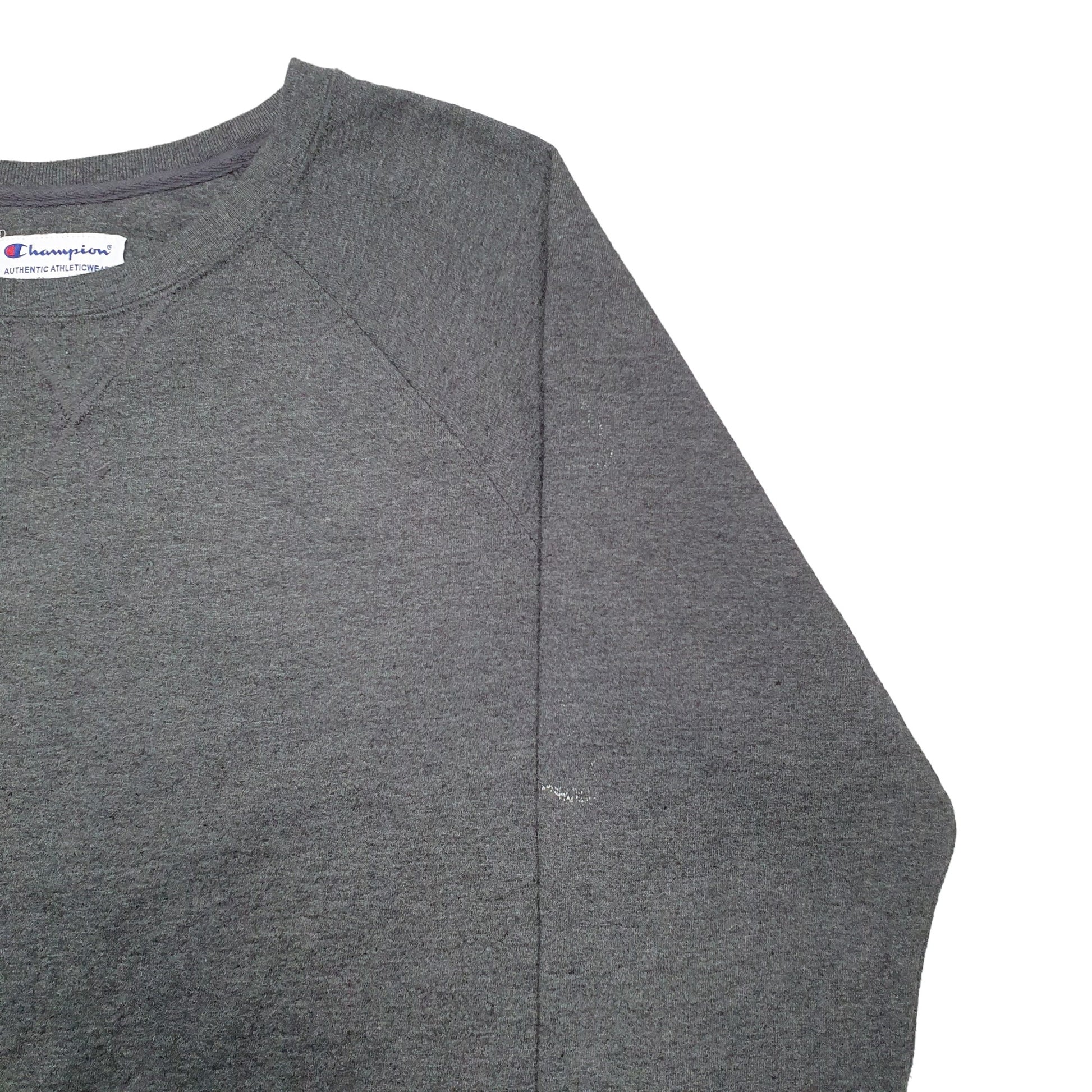 Mens Grey Champion  Crewneck Jumper