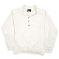 Mens Cream Cali Pop Over Button California Quarter Zip Jumper