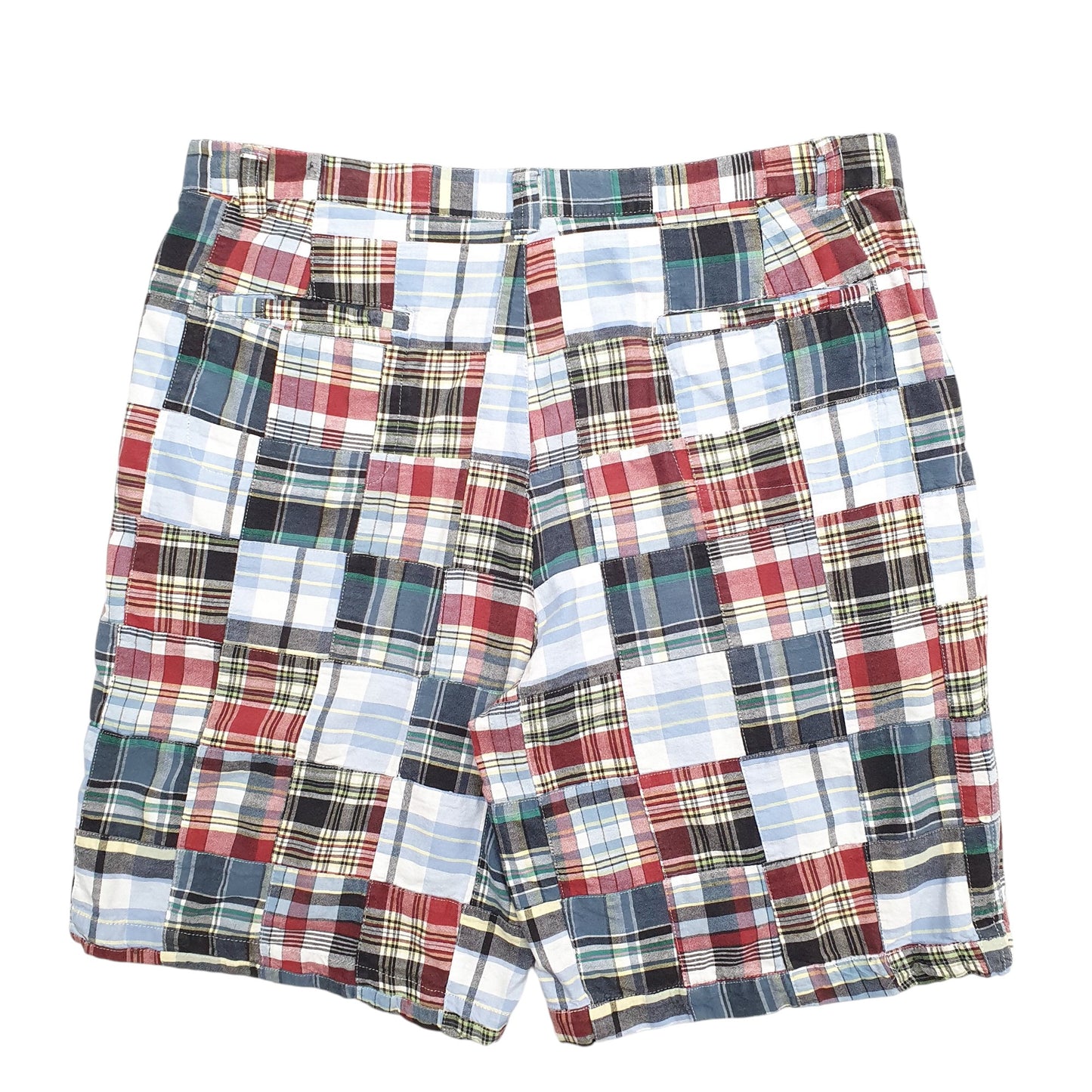 Mens Blue Club Room Madras Ivy League Chino Shorts