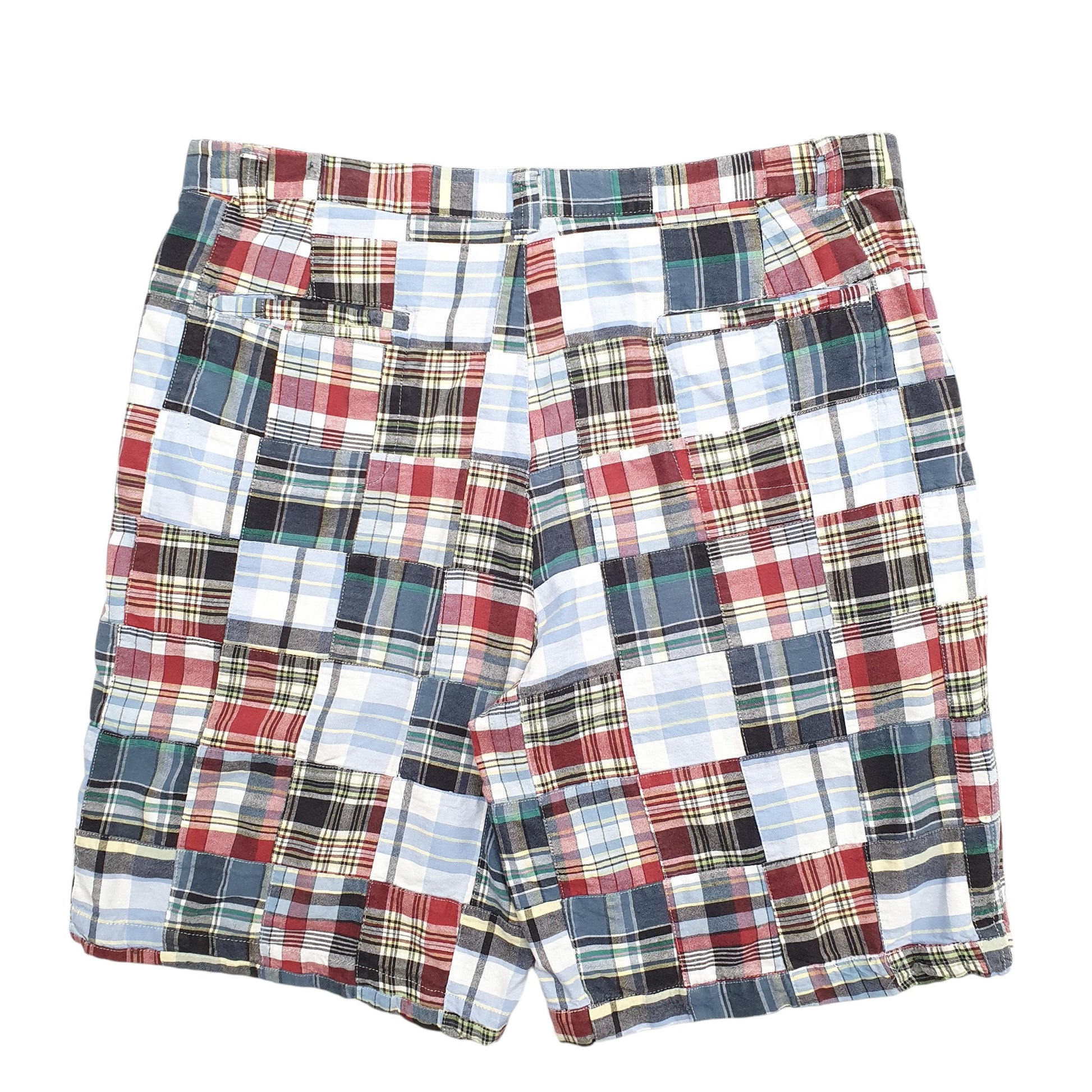 Mens Blue Club Room Madras Ivy League Chino Shorts