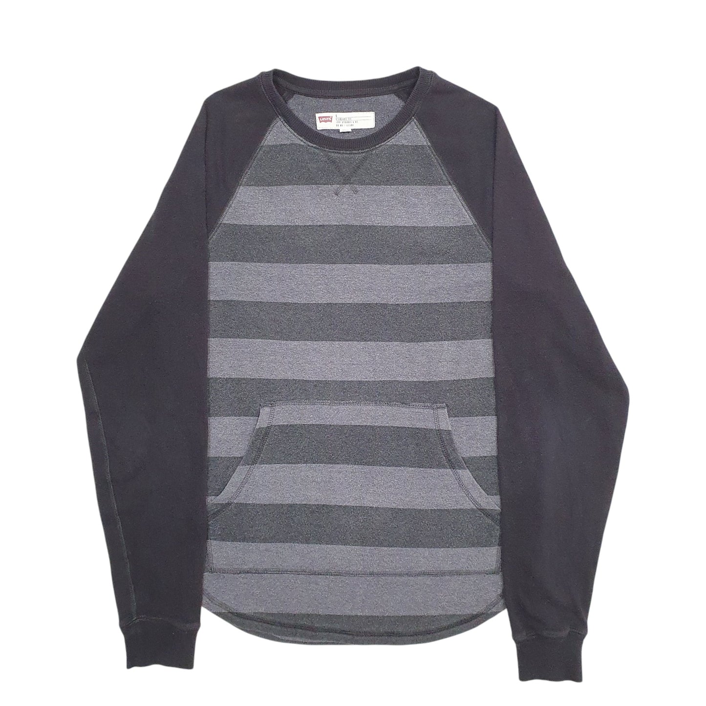 Mens Grey Levis  Crewneck Jumper