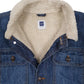 Womens Blue Gap Sherpa Lined  Coat