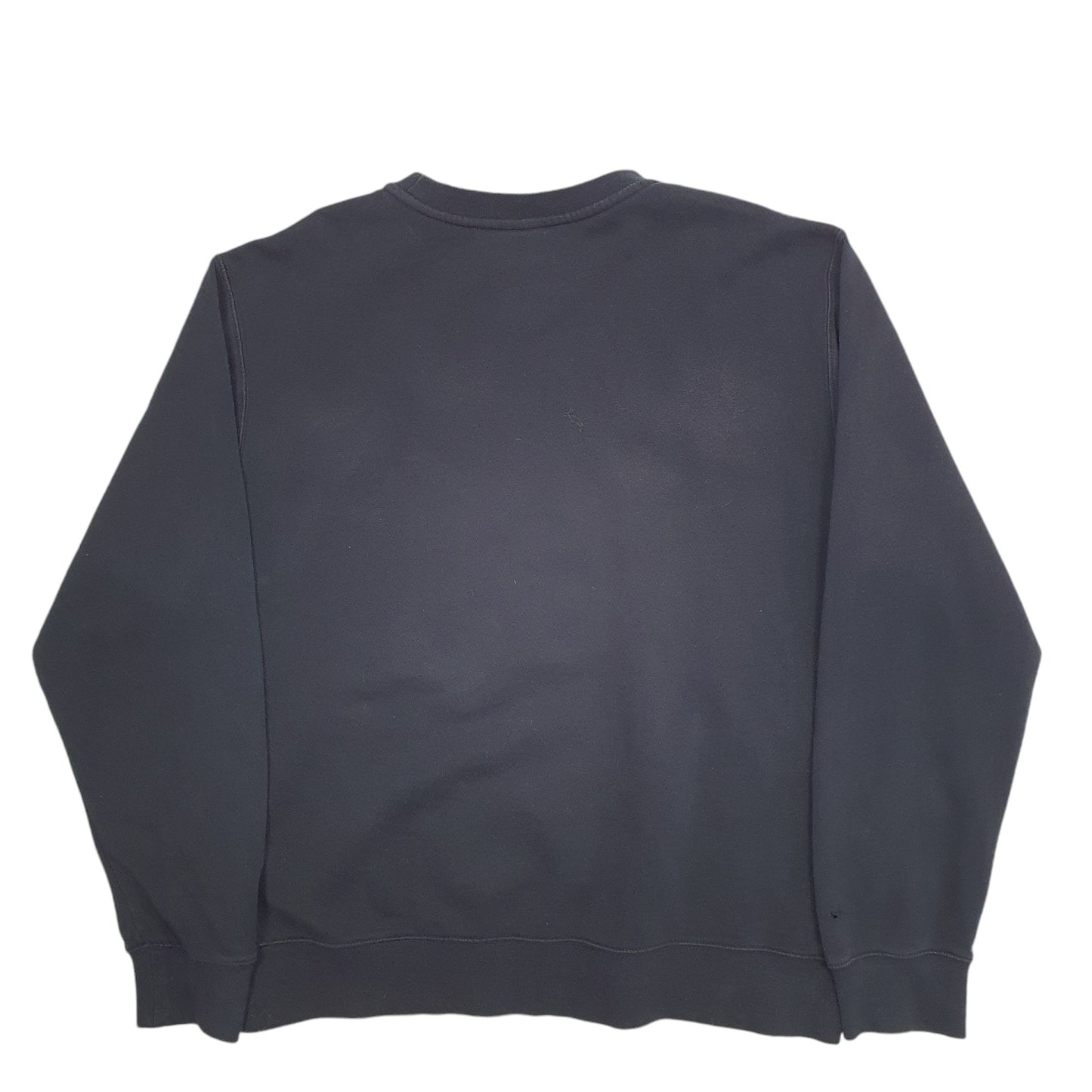 Mens Black Nike Spellout Team Portnoy Sport Crewneck Jumper