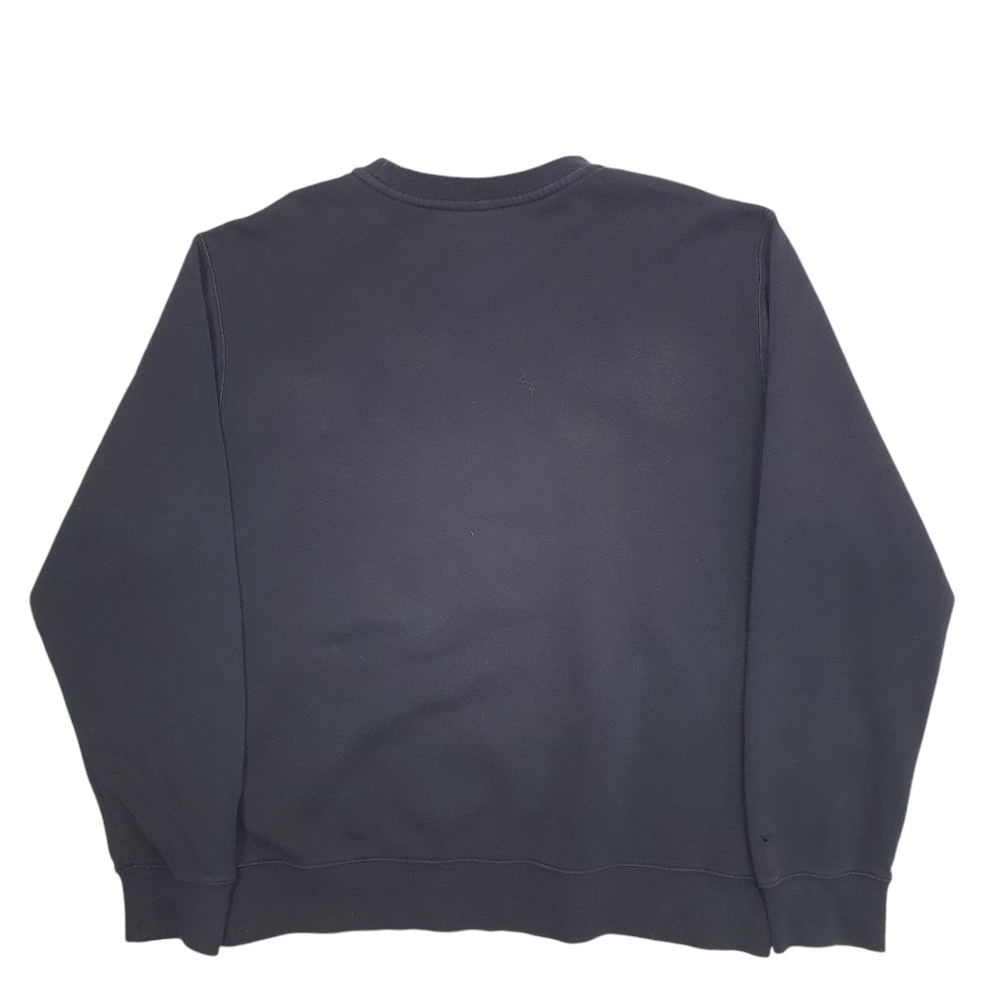 Mens Black Nike Spellout Team Portnoy Sport Crewneck Jumper