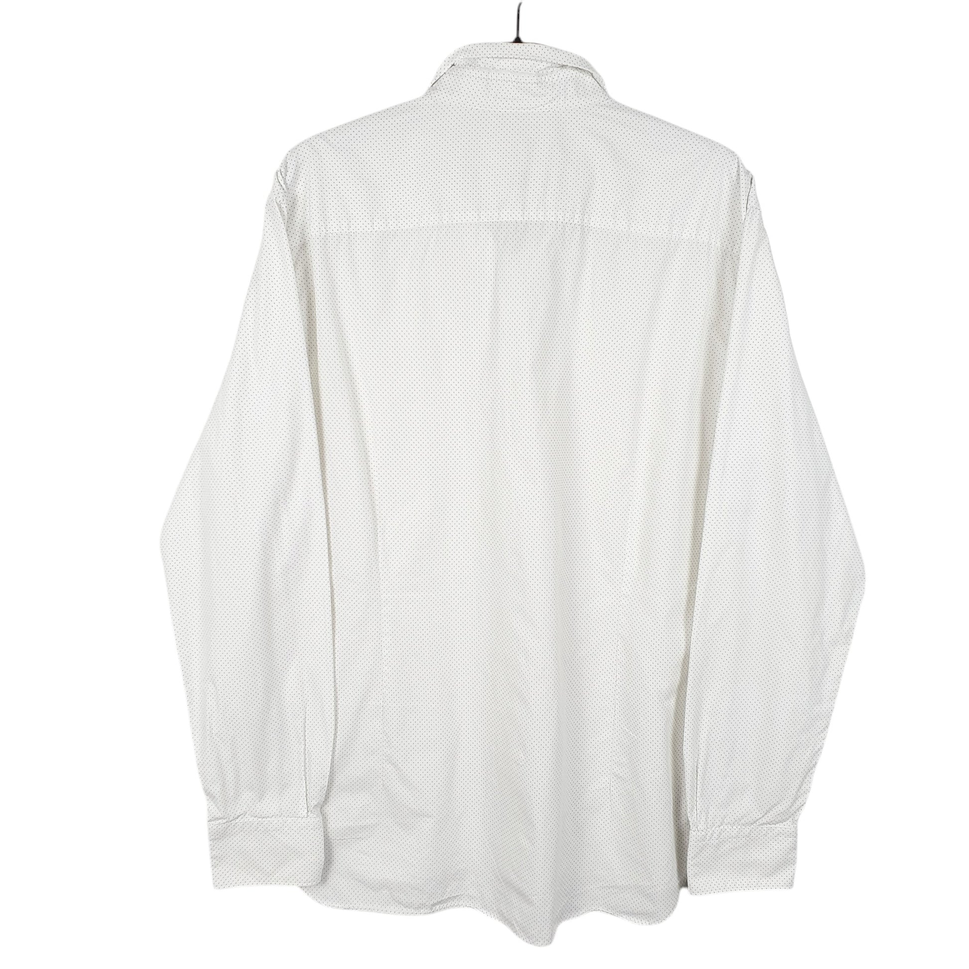 Mens White Massimo Dutti  Long Sleeve Shirt