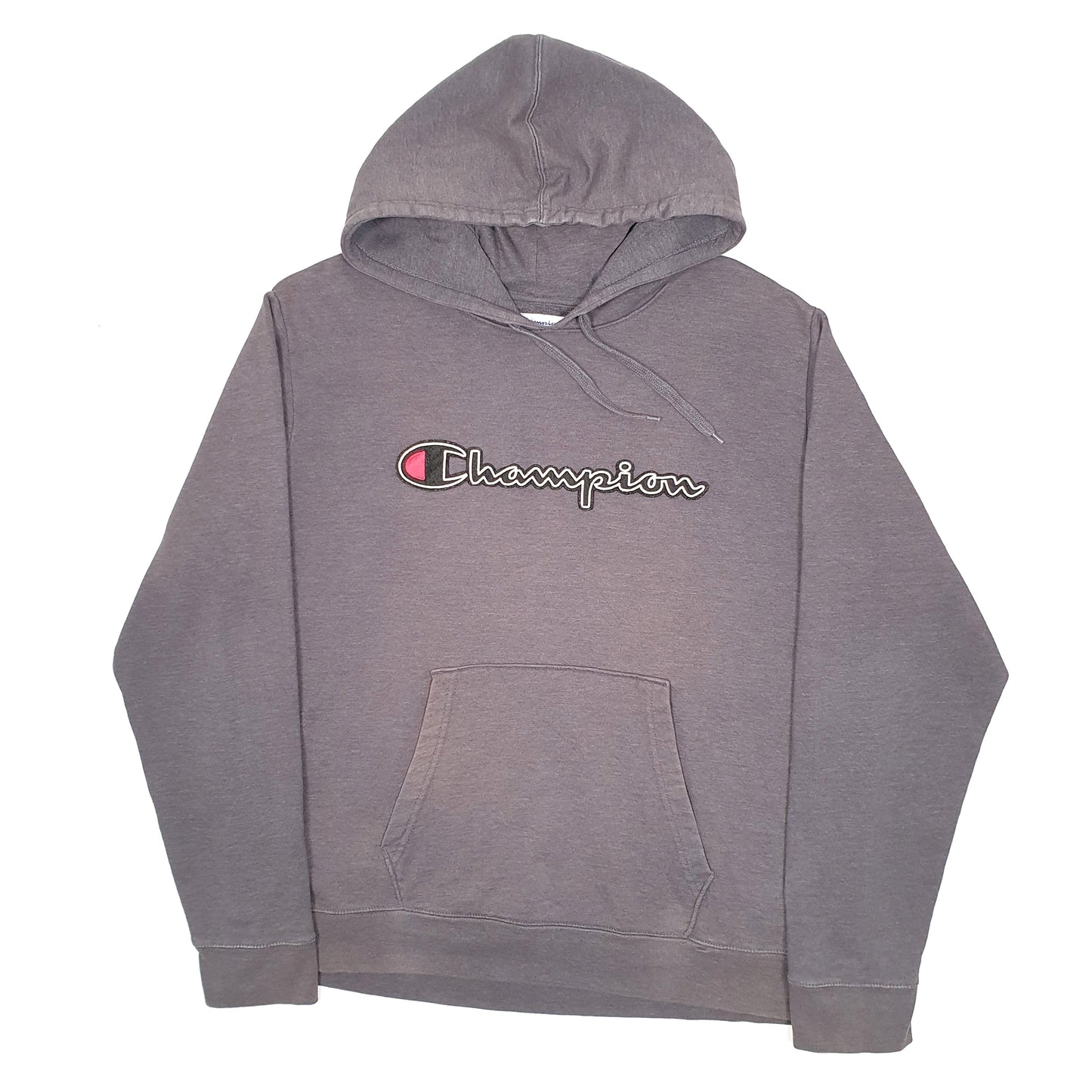 Mens Grey Champion  Hoodie Jumper